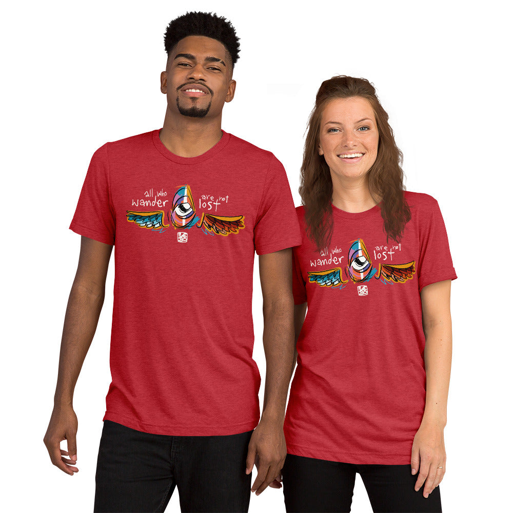 All Who Wander Are Not Lost – Lebo Unisex Short Sleeve T-Shirt